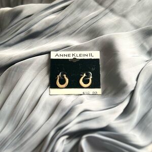 Anne Klein Gold-Tone Hoop Earrings